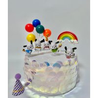 포차코 생일 케이크 토퍼 산리오 포챠코 시나모롤 쿠로미 파티용품 05 C062-5