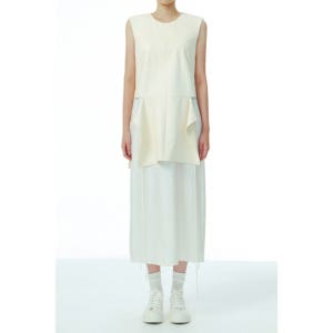 [래코드][recode][RE;CODE X IRO] Two Wings Leather Dress(R0DAS23005IVX)