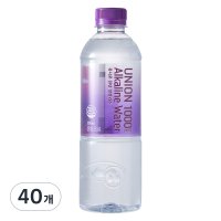 유니온 천년 알칼리수  500ml  40개