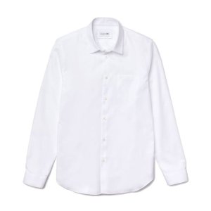 라코스테  남성 레귤러핏 포플린 셔츠 CH2745 White