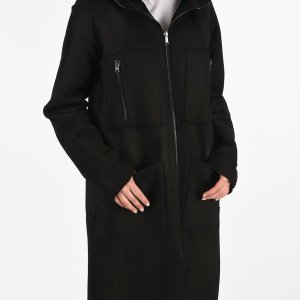 디젤 블랙 골드 가죽 코트 BLACK GOLD Leather LISTYA Coat 204106