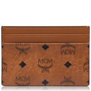 엠씨엠 카드 홀더 Visetos Card Holder Cognac 70683805