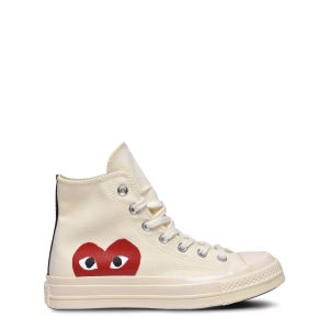 꼼데가르송 라지 하트 올 별 하이 Large Heart Chuck Taylor 70 All Star High 276158 White 2