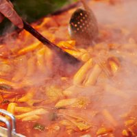 친구들떡볶이 육수와 어묵 듬뿍 2인분 990g 맵기 3종 선택가능 국물매운맛