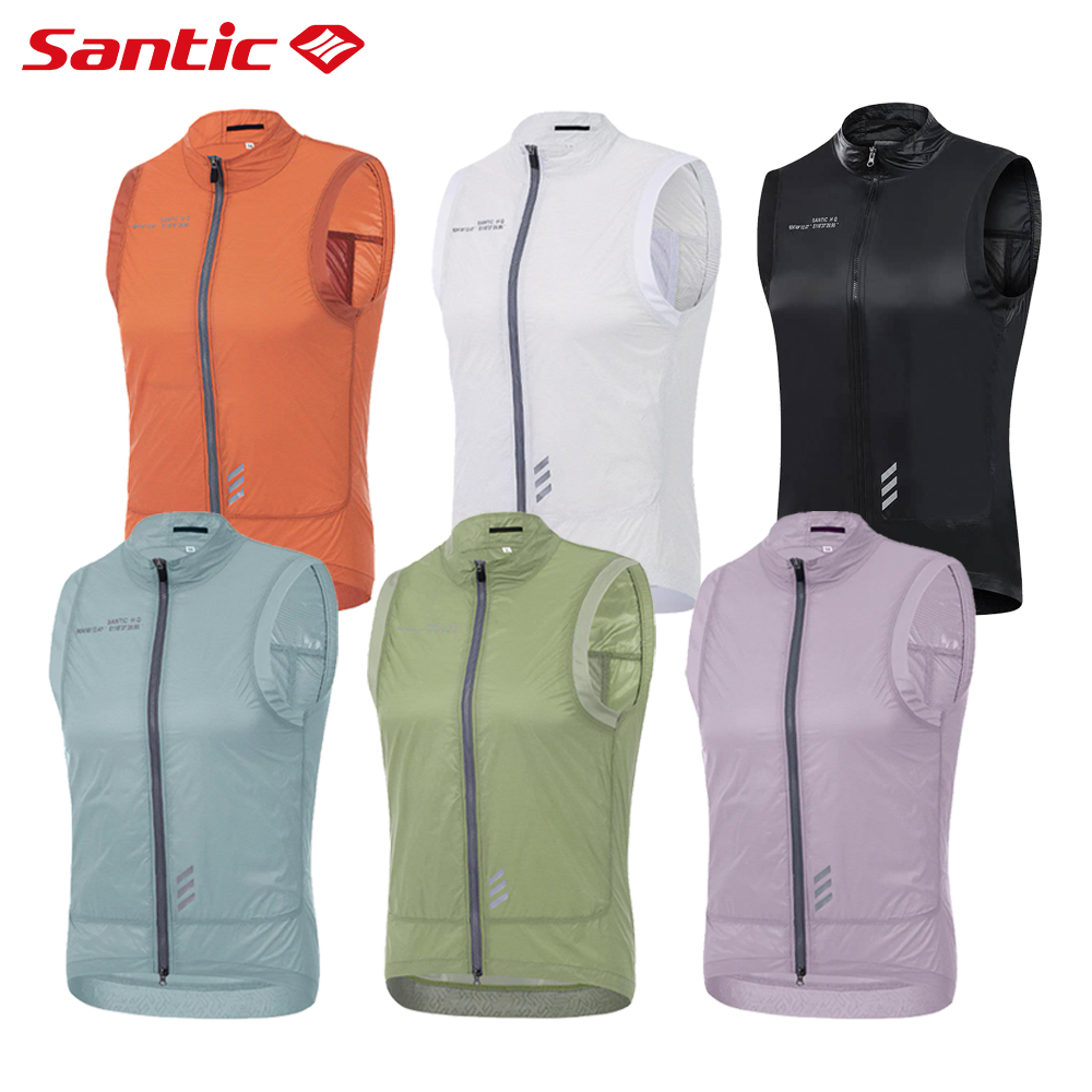 산틱 자전거 바람막이 질렛 조끼 초경량 매쉬 방풍 W3C07035