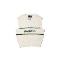 MALBON GOLF 말본 스크립트 크로셰 WOMAN Malbon Script Crochet Vest103011