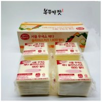 서울우유치즈 서울우유 무색소 체다슬라이스치즈 1800멀티 18g 300매입