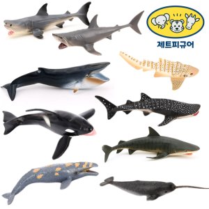 제트피규어 25종 해양 바다 동물 생물 상어 물고기 장난감 피규어 모형 혹등고래 범고래 17 바다사자