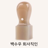 백수우 사각직인 법인도장 인감도장 개인도장 예서체 4 21