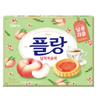 청우식품 플랑 납작복숭아 10개 160g