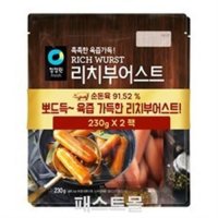 청정원 리치부어스트 오리지날 230g 4개