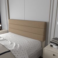 침대 헤드쿠션 방꾸미기 모던 패브릭 대형 싱글 카키색 180X60