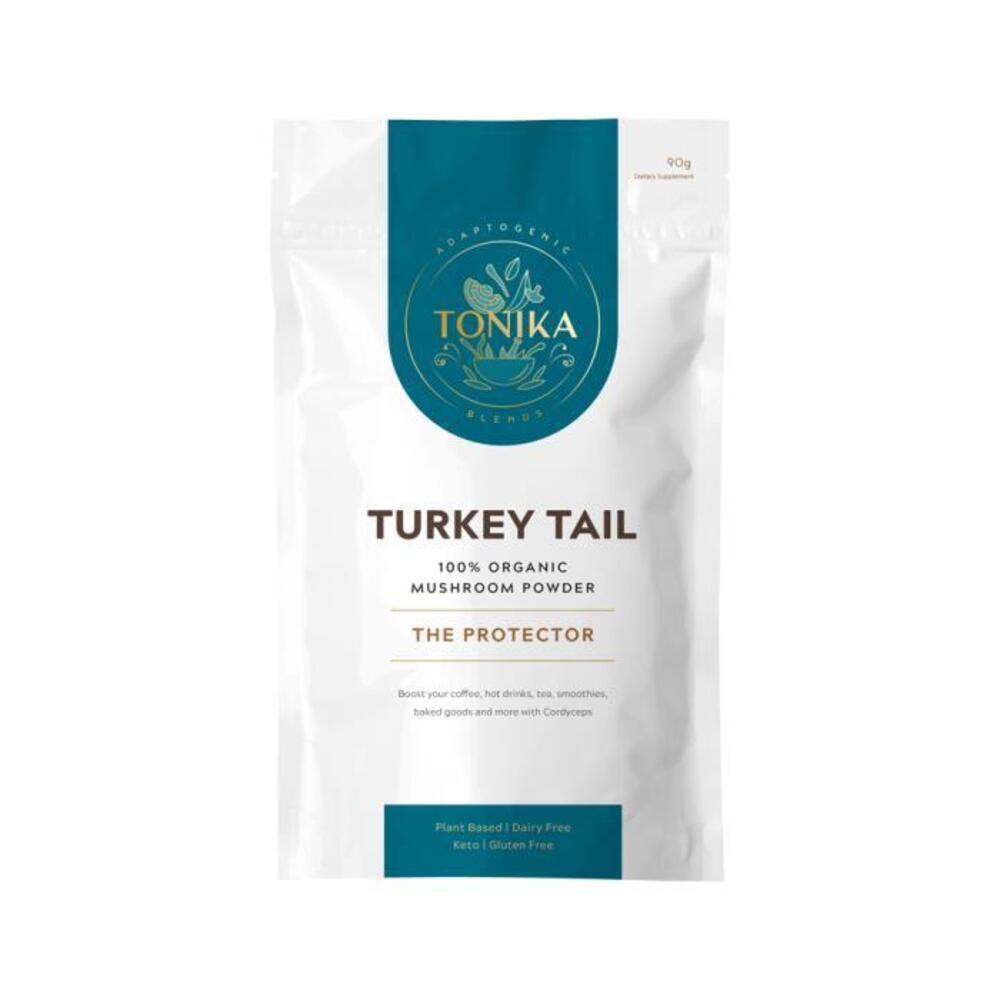 Tonika 100% Organic Mushroom Powder <b>Turkey Tail</b> 90g