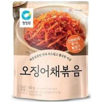 청정원 진미채 오징어채볶음 60g 64개