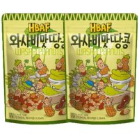 HBAF 바프 와사비맛 땅콩 120g 2봉지 8개