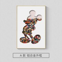 KAWS 카우스 미키마우스 레고 액자 인테리어 장식 H타입 재즈 수사예술