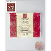 오뗄 돼지고기 98 슬라이스 베이컨 1kg 냉동 치즈왕자 10팩 1BOX 2-10EA