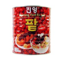 진양 빙수용 통단팥 3Kg 6개 BOX