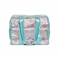 빠른출고 스티치즈 더블 트윙클 비치백 에메랄드블루 Double Twinkle Beach Bag Emeraldblue