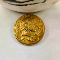 레오 가드 볼로 행운의 서양 문명 복사 가짜 금 기념 주화 타입 2 그리스 동전