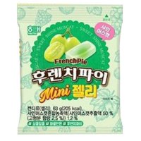 해태제과 후렌치파이 미니젤리 샤인머스캣 63g 100개 1개