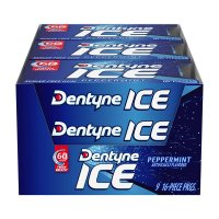 Dentyne Ice Peppermint Sugar Gum 덴티 아이스 페퍼민트 무설탕 껌 9개입 2팩