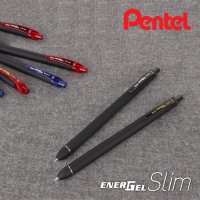 펜텔 에너겔 슬림 Energel Slim 노크식 볼펜 0 0 LRN5 리필 BLN435R1 BL437R1