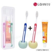 커플 326미세모 페리오 칫솔치약세트 실크인쇄