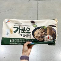 CJ 씨제이 가쓰오메밀생면 6인분 아이스박스포장 1705G