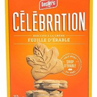 Leclerc Celebration 캐나다 메이플 리프 크림 쿠키 350g