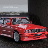 1 24 BMW E30 M3 클래식 스포츠카 모형 피규어