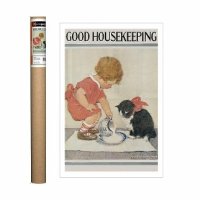 EuroGraphics Good Housekeeping-Milk 고양이 포스터 69 8 x 50