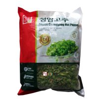 황보마을 냉동청양고추슬라이스(중국산) 1kg x4개 /냉동청양고추/청양고추/냉동야채/냉동채소/슬라이스/고추/간편해요/청결해요/  1세트