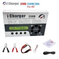 Icharger Lipo 배터리 충전기 방전기 Nicb Nimh Pb 전문 RC 자동차 모델 항공기 충전기 208B 8S 20A 350W