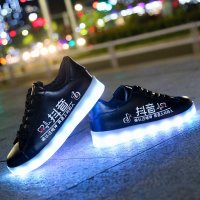 LED 셔플 댄스 발광 운동화 USB 충전 셔플댄스신발 35 틱톡