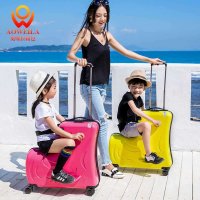 어린이 트롤리 유아 탑승 캐리어 여행용 의자 카트