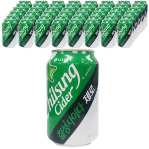 칠성사이다 제로 업소용 355ml (24캔) x 2박스