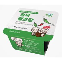 정옥 국산100 맛있게 매운 땡초장 120g 청양고추다대기 27개