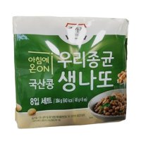 메가마트 종가집 아침에 온 우리종균 국산콩 생나또 48g 8 2개 48g