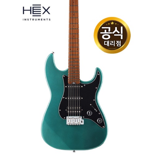 헥스 E300 G BG 일렉기타 블루 그린