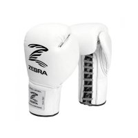 지브라 복싱 글러브 - ZEBRA PRO Signature Lace Up Fight Gloves 권투 킥복싱 무에타이 MMA 종합격투기 8oz ZPRG01