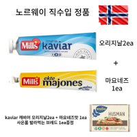 텐트밖은 유럽 짜먹는 튜브 마요네즈 캐비어 kaviar 노르웨이편  1개