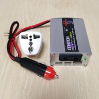 100W 차량용 파워서플라이 12V 회전 220V 공장점 역변 전원변환 기대USB