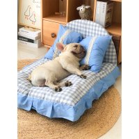 강아지 고양이 방석 침대 집 애견집 실내 쿠션 다이소 쇼파 매트리스 애견 L 60X75