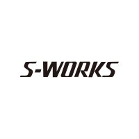 베베오디 에스웍스 자전거스티커 S-WORKS 로고 컷팅 대형 스티커 무광검정 40x6