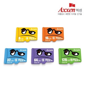 액센 프리미엄 캐릭터 마이크로SD카드 MicroSDXC Class10 USH-I 8GB~128GB
