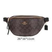 COACH 바배 코치 페블레더 벨트백 F48740brown