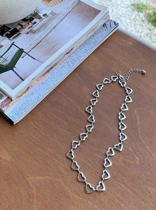 <b>하트번</b>*<b>하트</b>체인목걸이