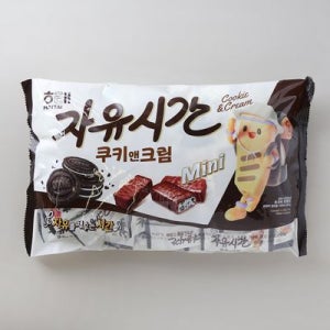 해태 자유시간 미니 쿠키앤크림 408G
