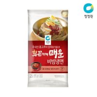 대상 청정원 청정원 화끈하게 매운 비빔냉면 2인 420g 2 1개